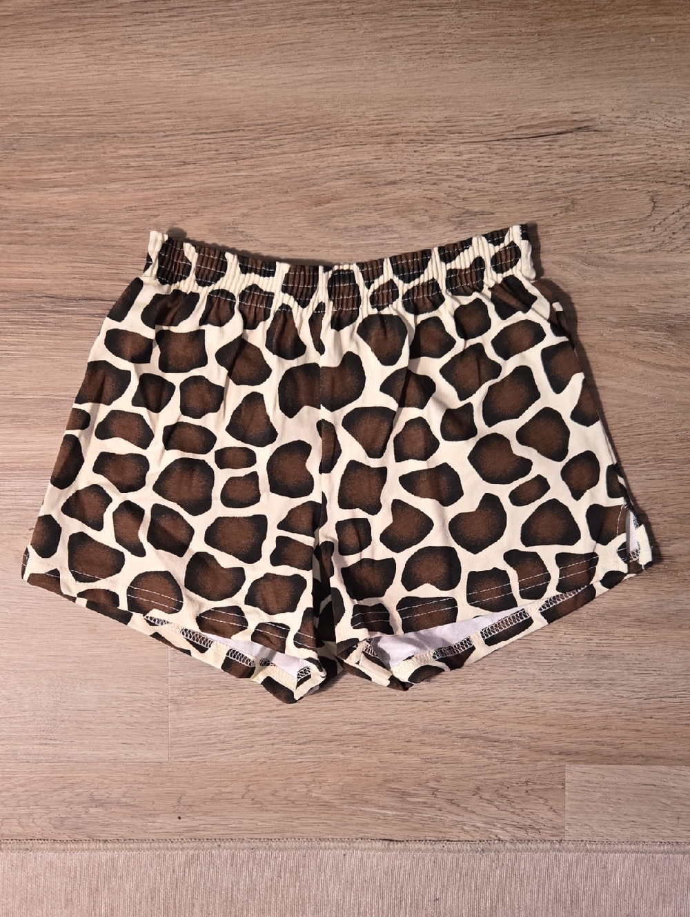 New! Soffe Giraffe-Print Athletic Shorts